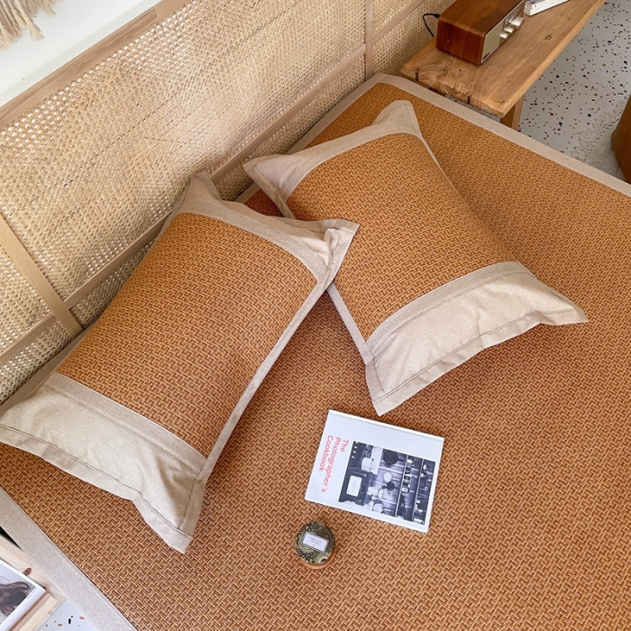 91家纺网 家纺一手货源 找家纺 时年 2021新款高品质御藤席 御藤-原色