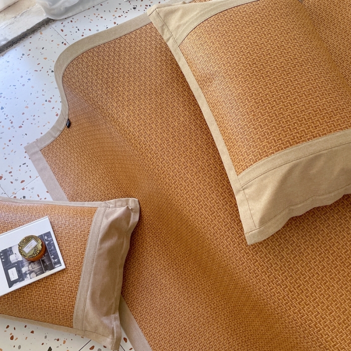 91家纺网 家纺一手货源 找家纺 时年 2021新款高品质御藤席 御藤-原色