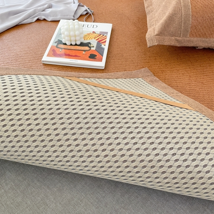 91家纺网 家纺一手货源 找家纺 时年 2021新款高品质御藤席 御藤-棕色