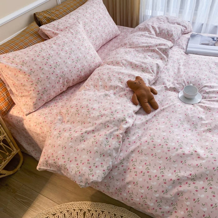 91家纺网 家纺一手货源 找家纺 （总）感遇家纺 2021新款全棉印花四件套