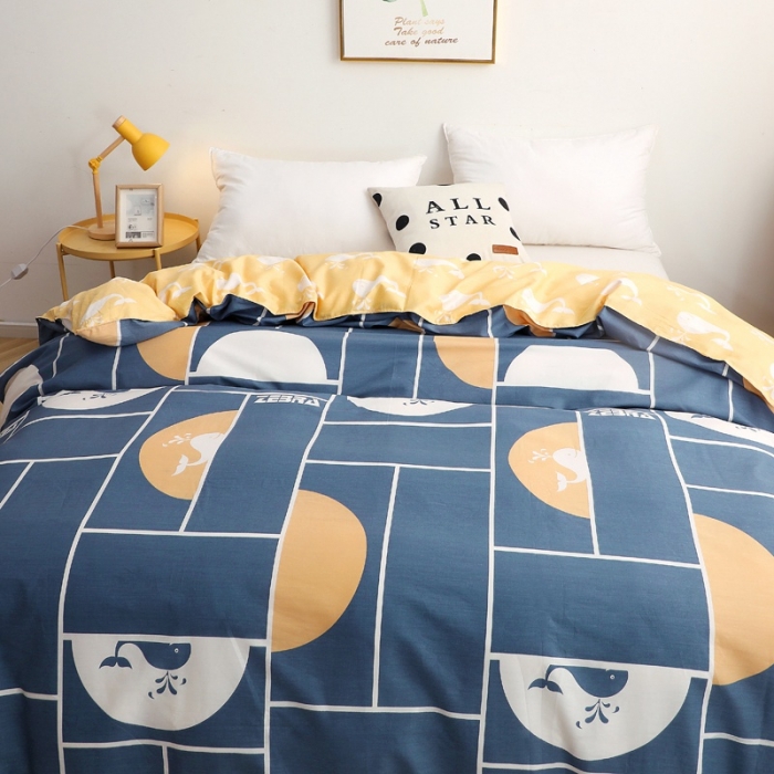 91家纺网 家纺一手货源 找家纺 （总）2022新款纯棉秋冬款全棉12868单被套