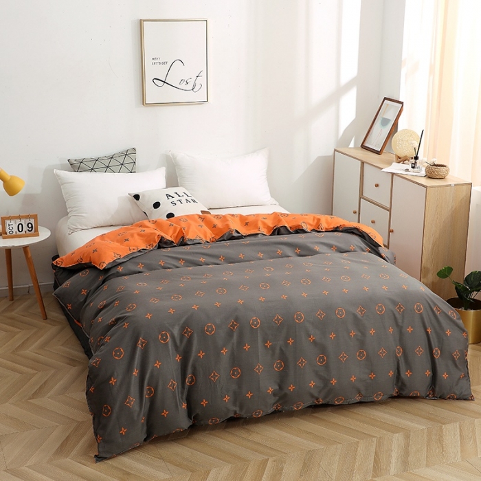 91家纺网 家纺一手货源 找家纺 晶缦家纺 2021新款秋冬款全棉12868单被套 潮流咖