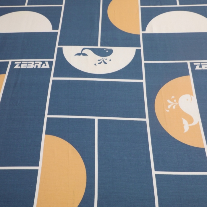 91家纺网 家纺一手货源 找家纺 晶缦家纺 2021新款秋冬款全棉12868单被套 海洋物语