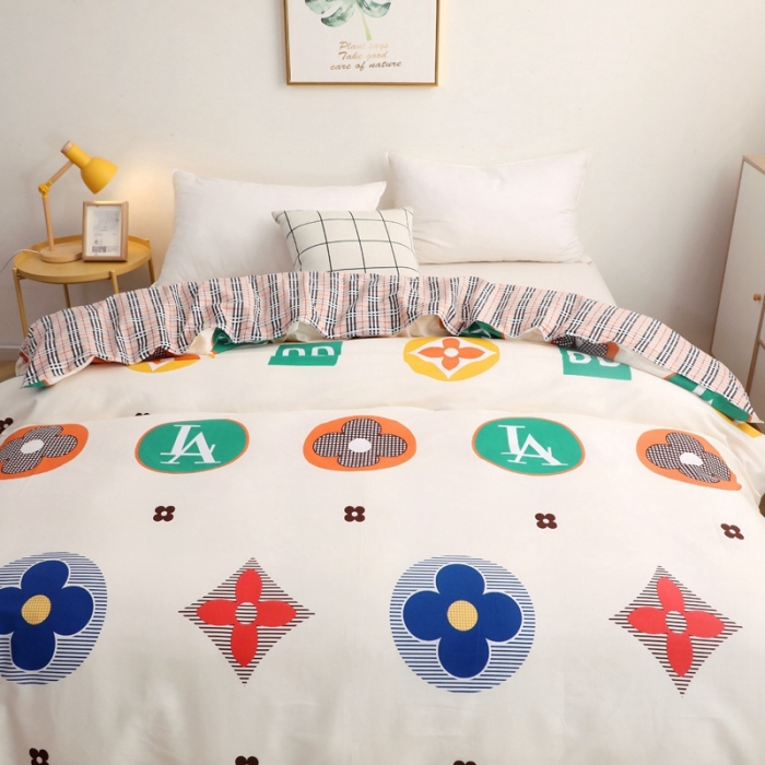 91家纺网 家纺一手货源 找家纺 晶缦家纺 2021新款秋冬款全棉12868单被套 梦幻