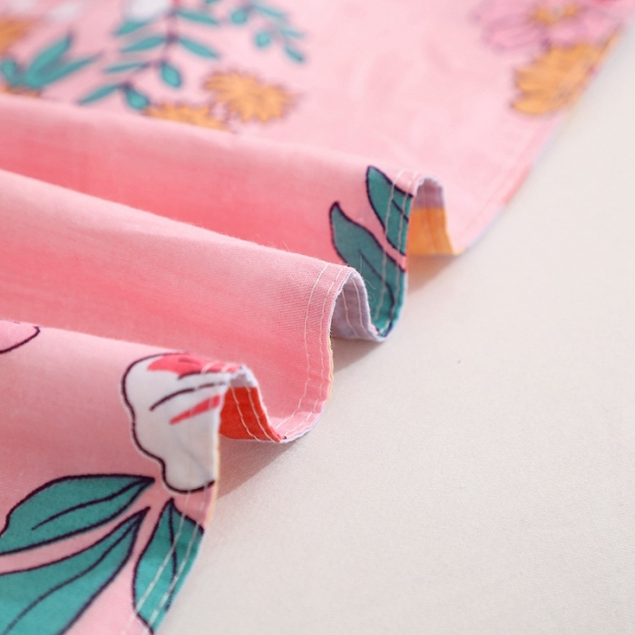 91家纺网 家纺一手货源 找家纺 晶缦家纺 2021新款秋冬款全棉12868单被套 梦里花粉