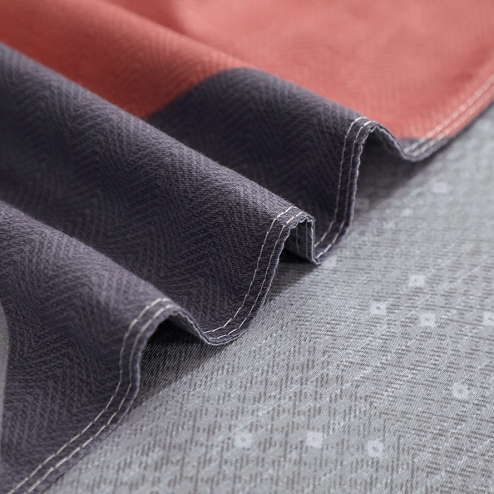 91家纺网 家纺一手货源 找家纺 晶缦家纺 2021新款秋冬款全棉12868单被套 梦想时光红