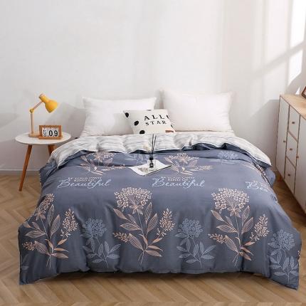 晶缦家纺 2021新款秋冬款全棉12868单被套 觅香