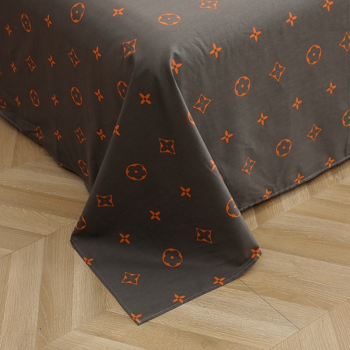 91家纺网 家纺一手货源 找家纺 晶缦家纺 2021新款秋冬款全棉12868多规格单床单潮流咖