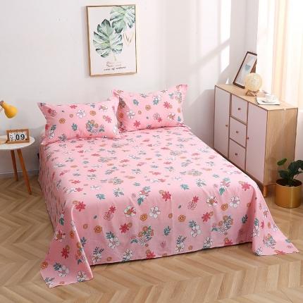 晶缦家纺 2021新款秋冬款全棉12868多规格单床单梦里花