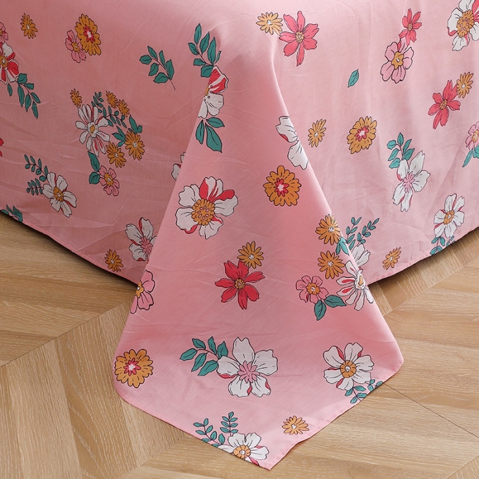 91家纺网 家纺一手货源 找家纺 晶缦家纺 2021新款秋冬款全棉12868多规格单床单梦里花