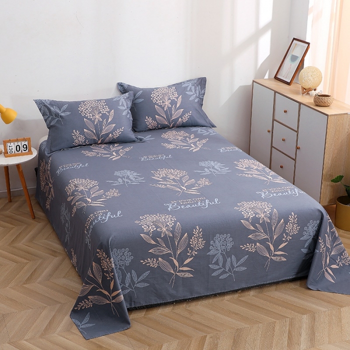 91家纺网 家纺一手货源 找家纺 晶缦家纺 2021新款秋冬款全棉12868多规格单床单 觅香