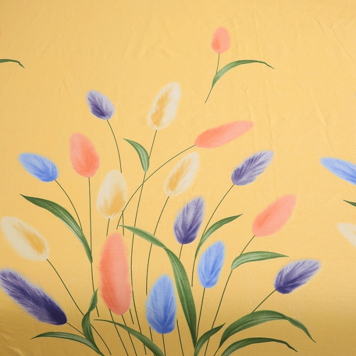 91家纺网 家纺一手货源 找家纺 晶缦家纺2021新款秋冬全棉12868多规格单床单香氛密语黄