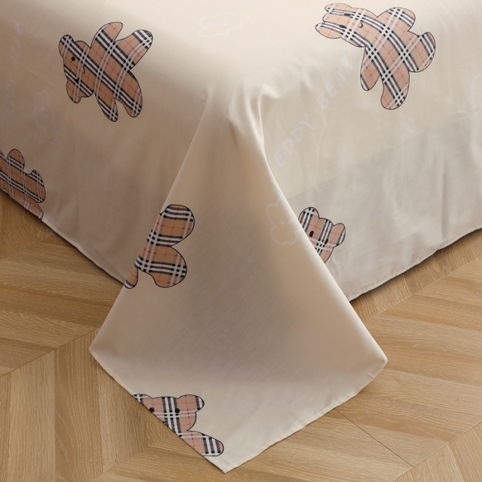 91家纺网 家纺一手货源 找家纺 晶缦家纺 2021新款秋冬款全棉12868多规格单床单熊宝贝