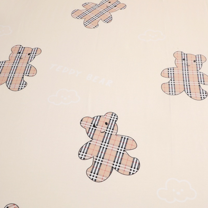 91家纺网 家纺一手货源 找家纺 晶缦家纺 2021新款秋冬款全棉12868多规格单床单熊宝贝