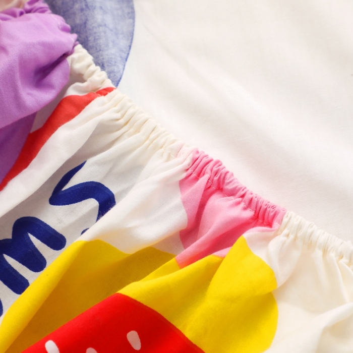 91家纺网 家纺一手货源 找家纺 晶缦家纺 2021新款秋冬款全棉12868多规格单床笠 爱心草莓