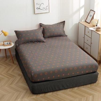 晶缦家纺 2021新款秋冬款全棉12868多规格单床笠 潮流咖