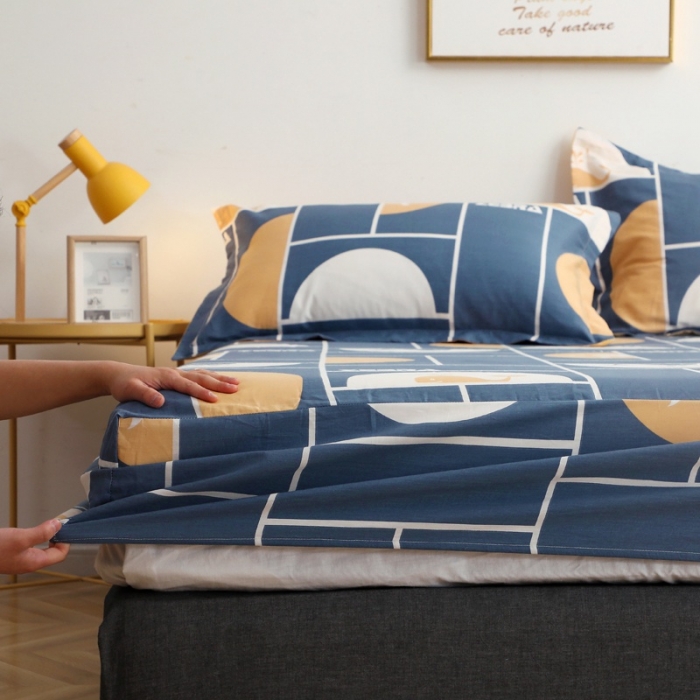 91家纺网 家纺一手货源 找家纺 晶缦家纺 2021新款秋冬款全棉12868多规格单床笠 海洋物语