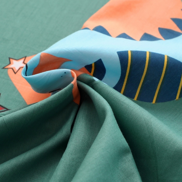 91家纺网 家纺一手货源 找家纺 晶缦家纺 2021新款秋冬款全棉12868多规格单床笠 恐龙家族