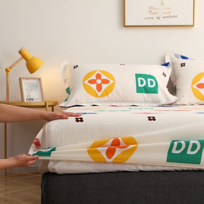 91家纺网 家纺一手货源 找家纺 晶缦家纺 2021新款秋冬款全棉12868多规格单床笠 梦幻