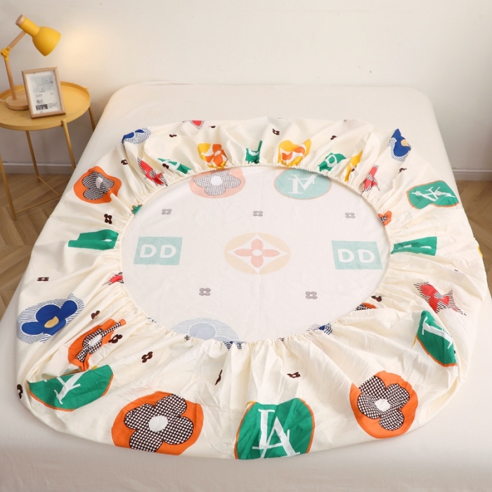 91家纺网 家纺一手货源 找家纺 晶缦家纺 2021新款秋冬款全棉12868多规格单床笠 梦幻