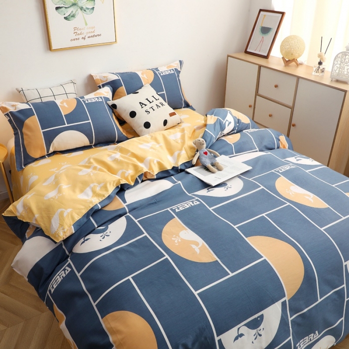 91家纺网 家纺一手货源 找家纺 晶缦家纺 2021秋冬款全棉12868多规格四件套 海洋物语