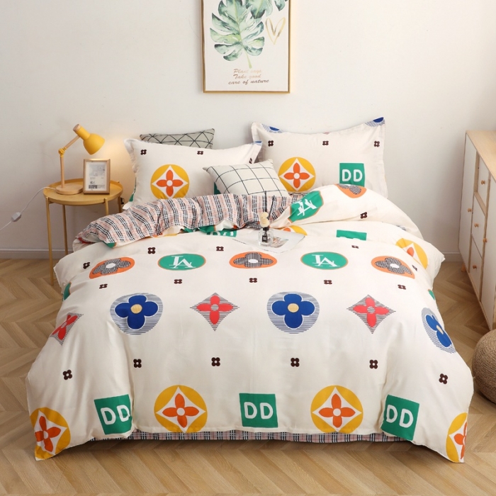 91家纺网 家纺一手货源 找家纺 晶缦家纺 2021新款秋冬款全棉12868多规格四件套 梦幻