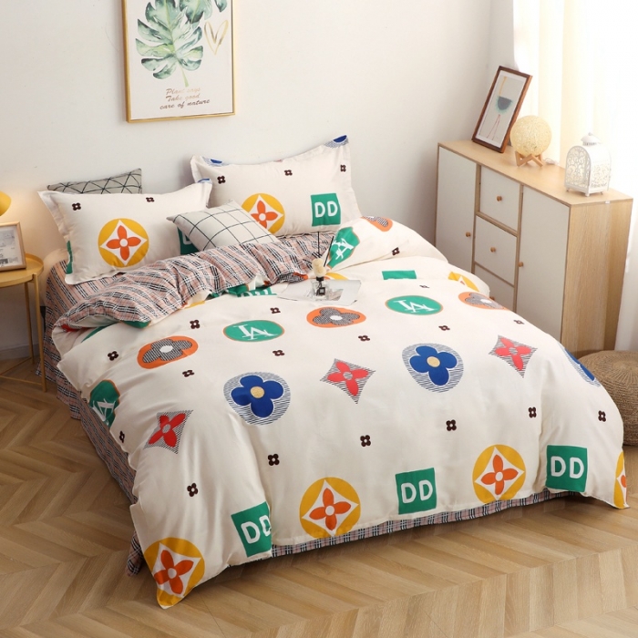 91家纺网 家纺一手货源 找家纺 晶缦家纺 2021新款秋冬款全棉12868多规格四件套 梦幻