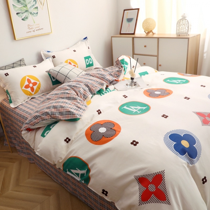 91家纺网 家纺一手货源 找家纺 晶缦家纺 2021新款秋冬款全棉12868多规格四件套 梦幻