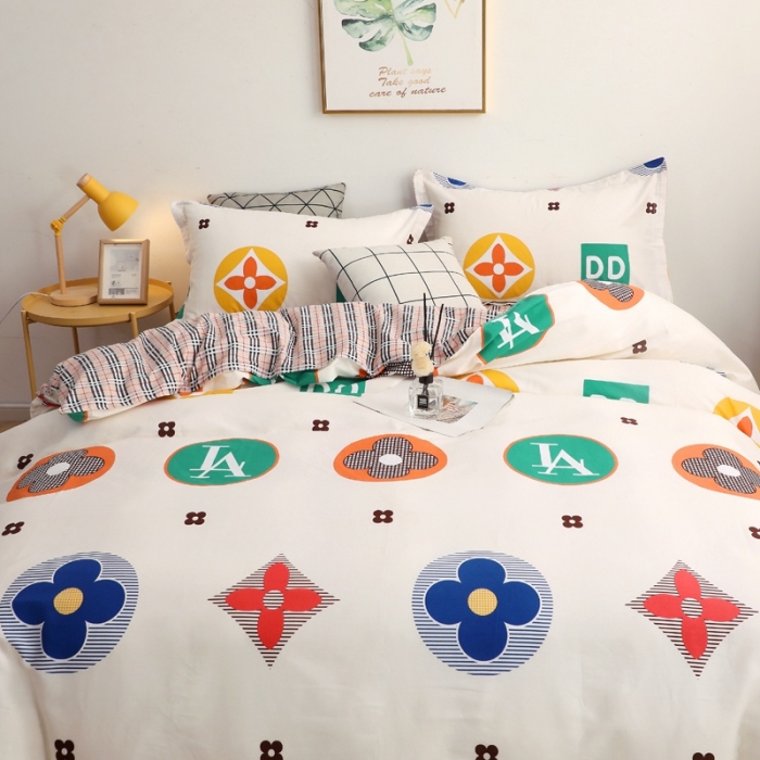 91家纺网 家纺一手货源 找家纺 晶缦家纺 2021新款秋冬款全棉12868多规格四件套 梦幻