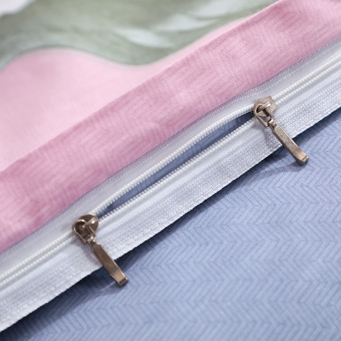 91家纺网 家纺一手货源 找家纺 晶缦家纺 2021秋冬全棉12868多规格四件套 沐雅清风粉