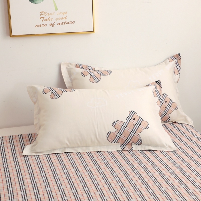 91家纺网 家纺一手货源 找家纺 晶缦家纺2021新款秋冬款全棉12868多规格四件套熊宝贝米