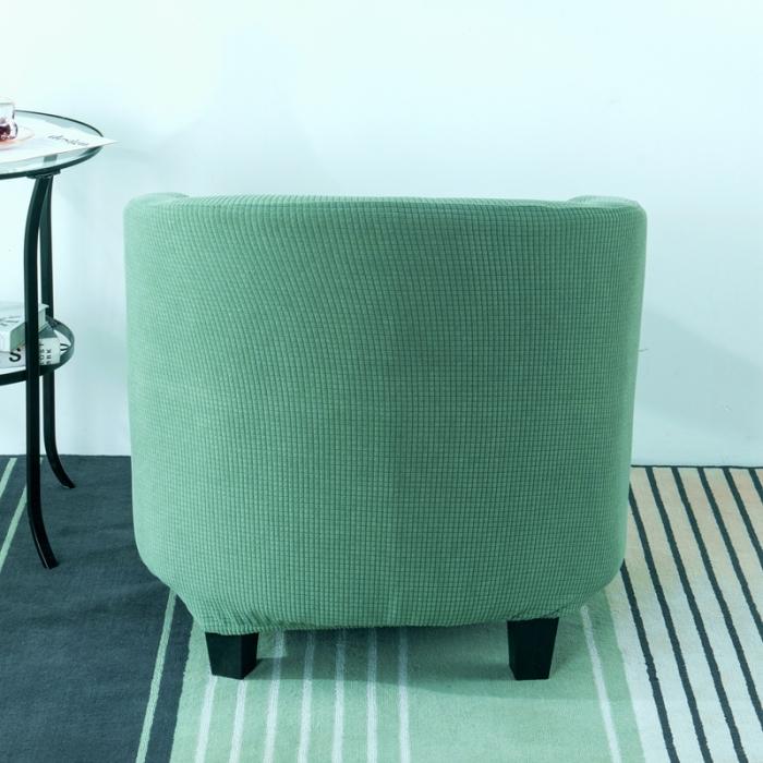 91家纺网 家纺一手货源 找家纺 玉米绒半圆圈椅套 咖啡厅单人沙发套 弹力沙发套子