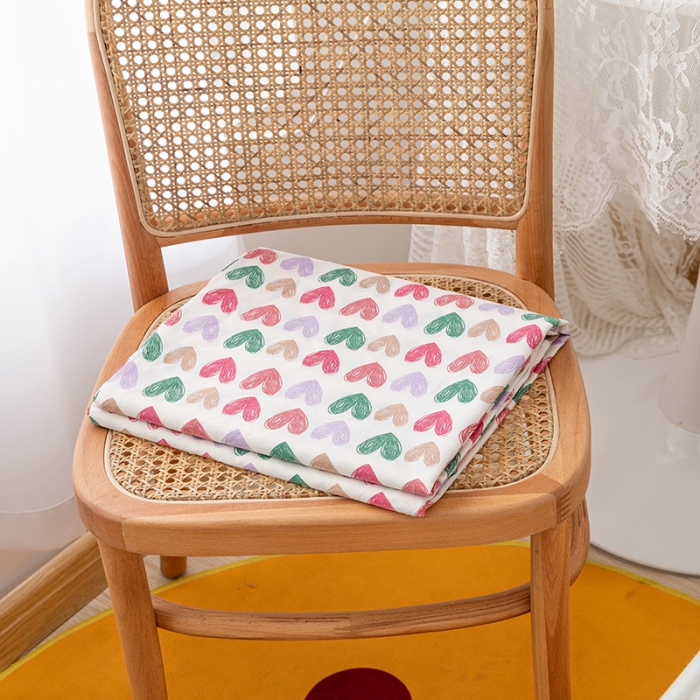 91家纺网 家纺一手货源 找家纺 梦家居 2021新款40s纯棉13372卡通单床单 小心心