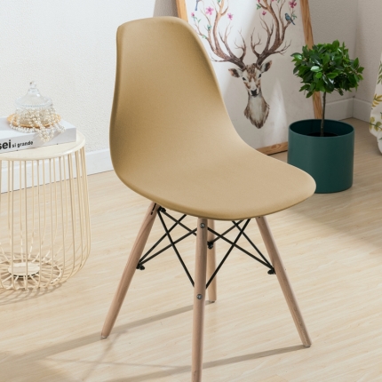 91家纺网 家纺一手货源 找家纺 弹力纯色伊姆斯椅套 弹性素色贝壳椅子套 饭店椅套子