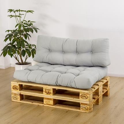 91家纺网 家纺一手货源 找家纺 亚马逊热销栈板坐垫靠垫套装外贸货场休息软垫床垫跨境电商货源 磨毛浅灰