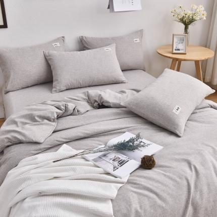 91家纺网 家纺一手货源 找家纺 21度C 2021新款彩棉单被套 卡其色