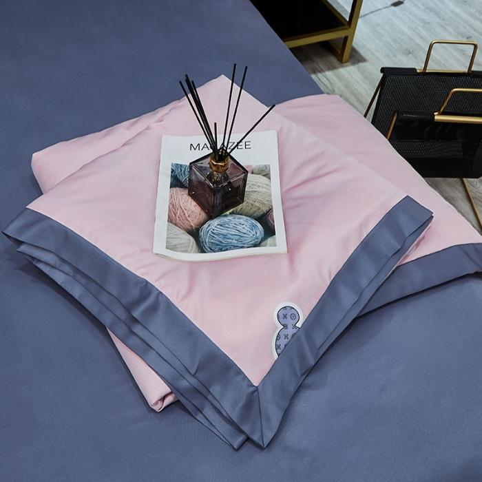 91家纺网 家纺一手货源 找家纺 2023新款水洗天丝夏被四件套夏凉被空调被