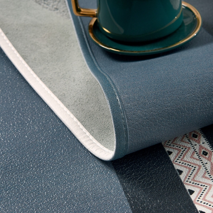 91家纺网 家纺一手货源 找家纺 （总）吾秀 2021 数码版头层牛皮席 牛皮凉席三件套