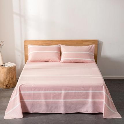 91家纺网 家纺一手货源 找家纺 （总）久典 2022新款色织全棉水洗棉单品床单