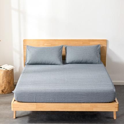 91家纺网 家纺一手货源 找家纺 （总）久典 2022新款色织全棉水洗棉单品床笠