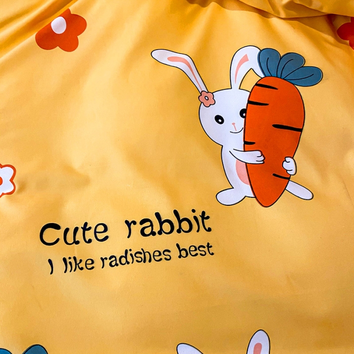 91家纺网 家纺一手货源 找家纺 维娜斯 2021新款植物羊绒磨毛韩版花边四件套 花心萝卜