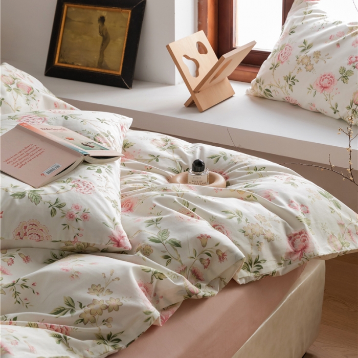 91家纺网 家纺一手货源 找家纺 棉眠 2021新款全棉13070四件套 洛神