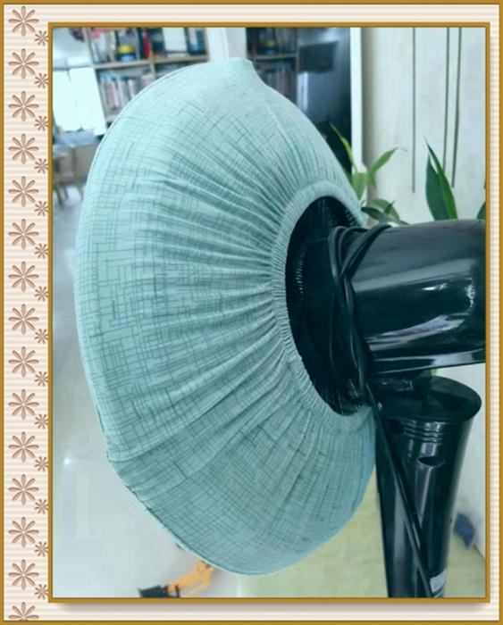 91家纺网 家纺一手货源 找家纺 弹力印花风扇套 弹性防尘电风扇套  落地风扇套子