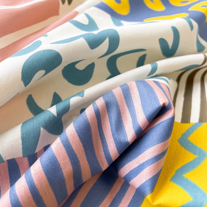 91家纺网 家纺一手货源 找家纺 感遇 2021新款全棉格子系列四件套 波西格子