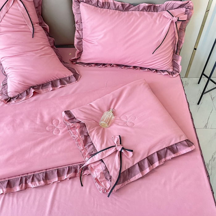 91家纺网 家纺一手货源 找家纺 （总）金米诺 2022新款纯色夏被四件套