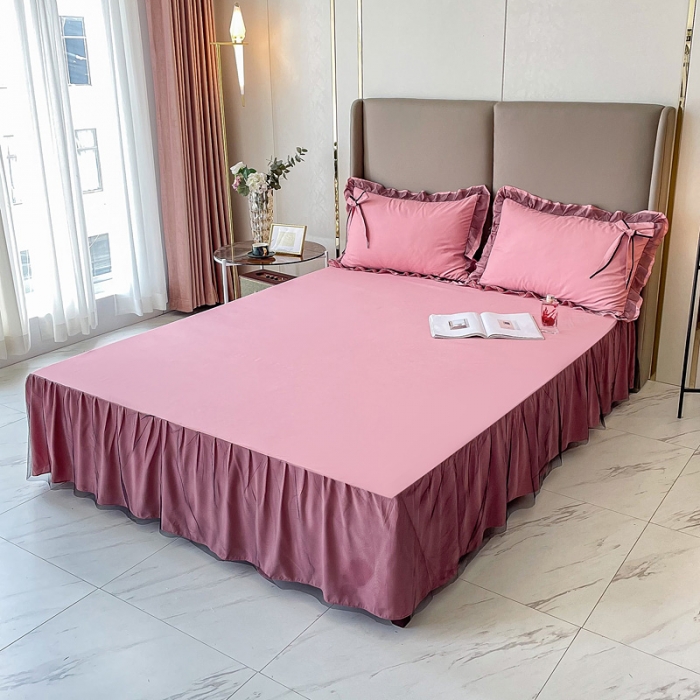 91家纺网 家纺一手货源 找家纺 金米诺 2022新款纯色夏被四件套 典雅莎