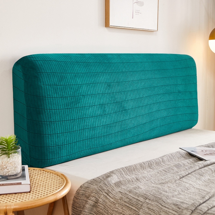 91家纺网 家纺一手货源 找家纺 千彤沙发垫 2021新款休闲格调床头套 翠绿