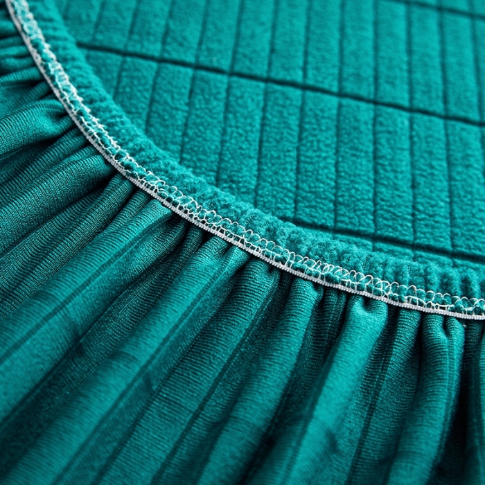 91家纺网 家纺一手货源 找家纺 千彤沙发垫 2021新款休闲格调床头套 翠绿