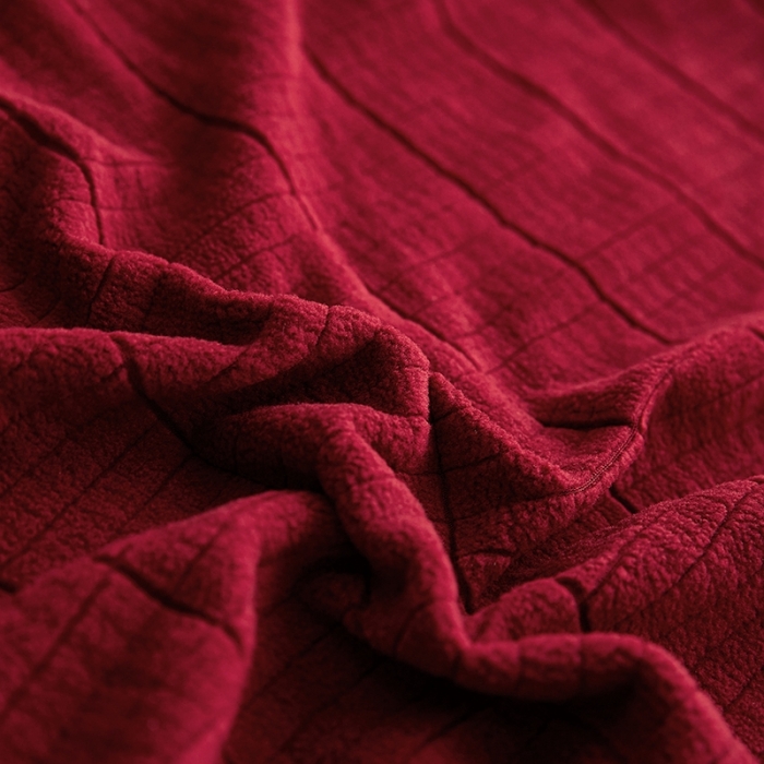 91家纺网 家纺一手货源 找家纺 千彤沙发垫 2021新款休闲格调床头套 酒红