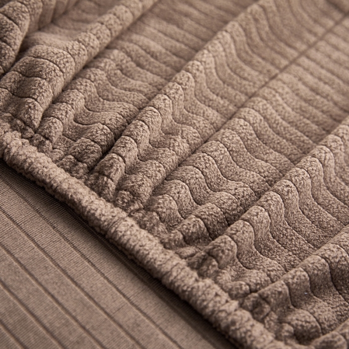 91家纺网 家纺一手货源 找家纺 千彤沙发垫 2021新款休闲格调床头套 咖色